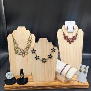 9-Piece Vintage & Modern Statement Jewelry Lot incl Vintage Sarah Coventry ring